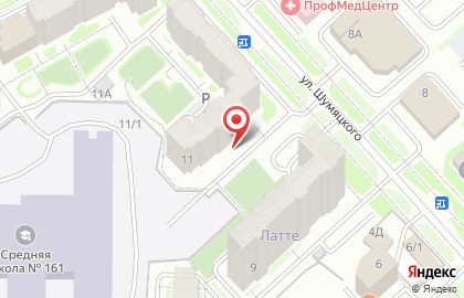 Мини-маркет Фасоль на улице Шумяцкого на карте