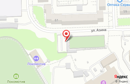 Парк Победы теннисный корт на Комсомольской на карте