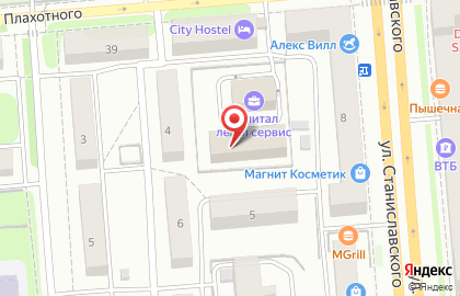Туристическое агентство Тревелси на площади Карла Маркса на карте