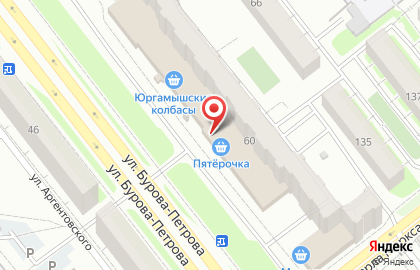 Супермаркет цифровой техники DNS на улице Бурова-Петрова на карте