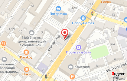 Компания Марка Ткани на Адмиралтейской улице на карте