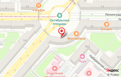 Банкомат УБРиР на Октябрьской улице на карте
