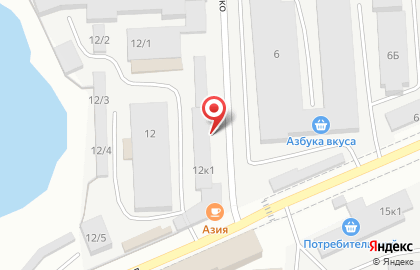 Оптово-розничный магазин Продуктовая точка в Советском районе на карте