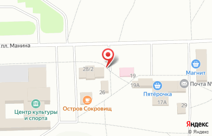 Магазин различных товаров 1000 мелочей на карте