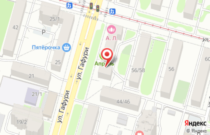 Ломбард Банкир на улице Гафури на карте