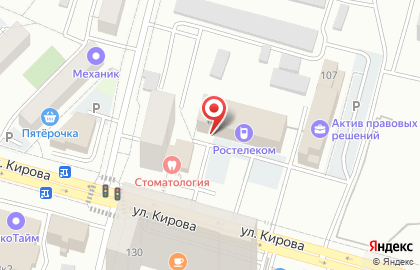 Телекоммуникационная компания Ростелеком в Советском районе на карте