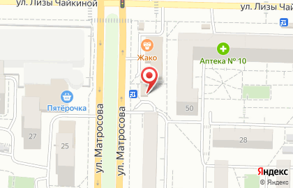 Продуктовый магазин Джем в Комсомольском районе на карте