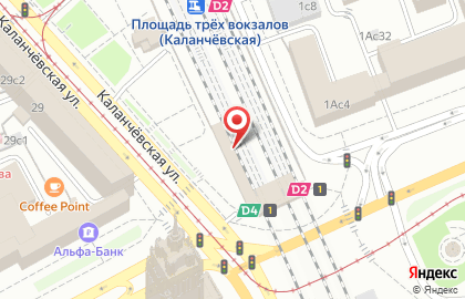 Халяль на Каланчёвской улице на карте