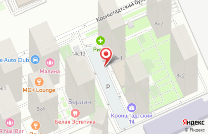 Акталия-К на Кронштадтском бульваре на карте