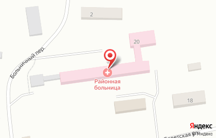 Больница Дебёсская районная больница на карте