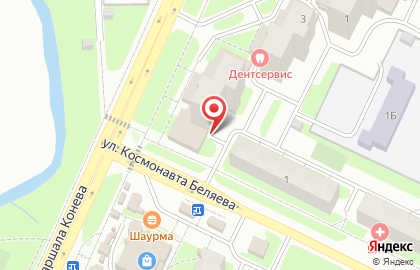 Магазин автозапчастей для иномарок в Вологде на карте
