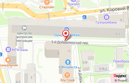 Московский Фондовый Центр, ОАО на карте