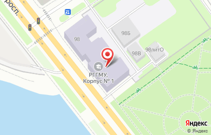 Приемная ректора РГГМУ на Малоохтинском проспекте, 98 на карте