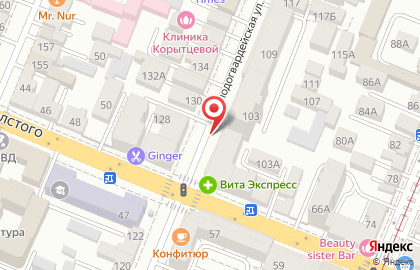 Вита, Ленинский район на улице Льва Толстого на карте
