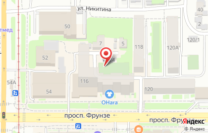 Аптека Фармакопейка на проспекте Фрунзе на карте