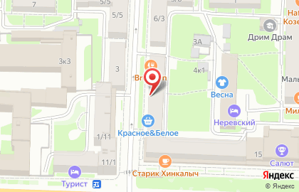 Магазин Домашний на Тихвинской улице на карте