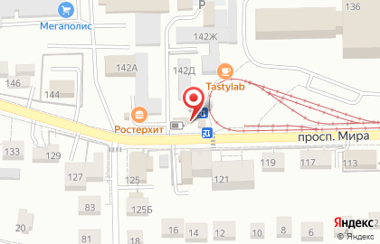 Магазин Радуга в Центральном районе на карте