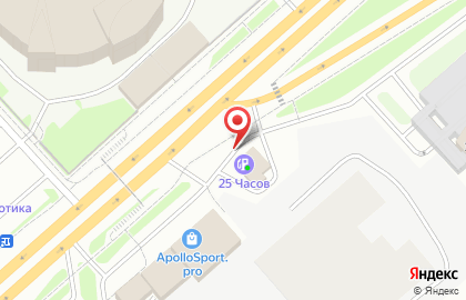 Автомойка 25 часов на улице Партизана Железняка, 35 на карте