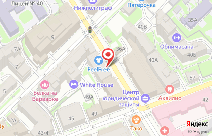 Магазин PICARD в Нижегородском районе на карте