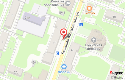 ABC на Большой Московской улице на карте