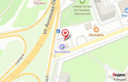 Экстрагаз в Коминтерновском районе на карте
