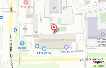 DNS на улице Верхняя Дуброва на карте