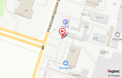 Шиномонтажная мастерская Сандуны на Новозаводской улице на карте