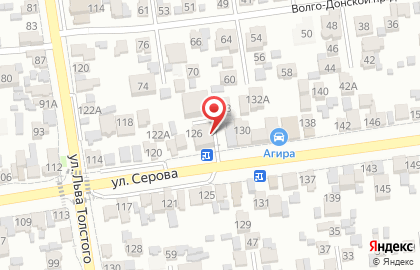 Гастроном Еда на улице Серова на карте