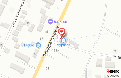 Магазин хозяйственных товаров Муравей в Кировском районе на карте