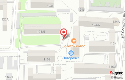 Первомайский район Киоск по продаже фруктов и овощей в Днепровском переулке на карте