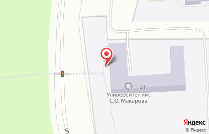 Государственный университет морского и речного флота им. адмирала С.О. Макарова в Мурманске на карте