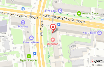 АКБ Пробизнесбанк на Красноармейском проспекте на карте