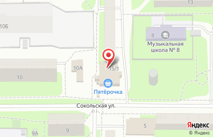 Продовольственный магазин на Камышинской улице на карте