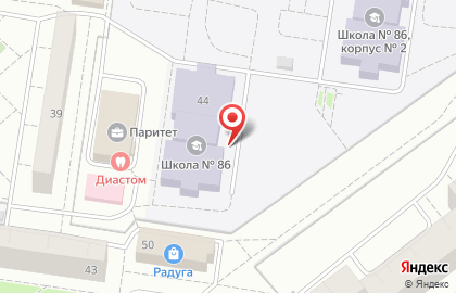 Школа №86 с дошкольным отделением в Автозаводском районе на карте