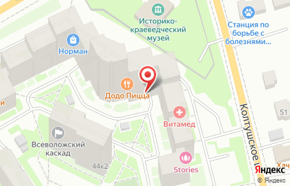 Компания Натяжные потолки ЭВИТА на Колтушском шоссе на карте
