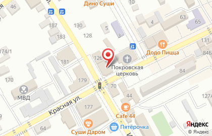 Торговая компания Двери и К на Красной улице на карте