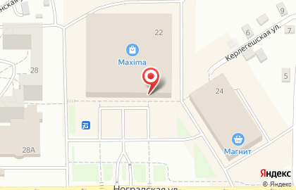 Торгово-сервисный центр Честный Сервис на Ноградской улице на карте