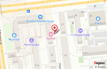 У дома на Полковой улице на карте