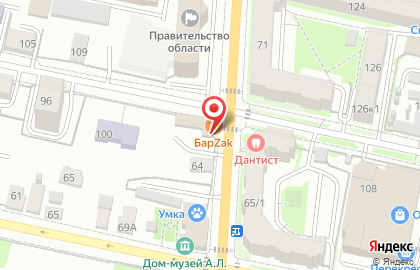 Служба доставки цветов Rosalia Flowers на Московской улице на карте