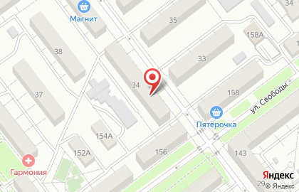 Общежитие в Самаре на карте