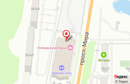 Кофейня на улице Мира на карте