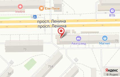Фирменный магазин разливного пива Пиво Сибири на проспекте Ленина на карте