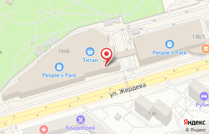 Компания по продаже аксессуаров мир Антенн в Октябрьском районе на карте