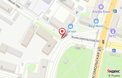 Киоск горячей выпечки в Заводском районе на карте