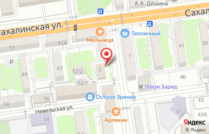 Магазин пенных напитков Beer Line в Южно-Сахалинске на карте