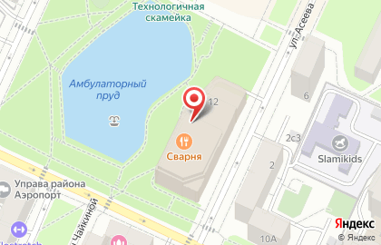 Пышка на улице Усиевича на карте