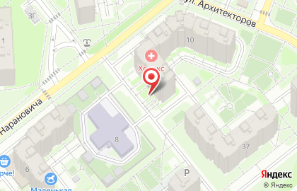 Отделение службы доставки Boxberry на улице Павла Нарановича на карте