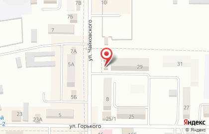 Продуктовый магазин Кавказ на улице Чайковского на карте