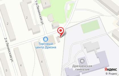 Магазин мясных продуктов в Дрезне на карте