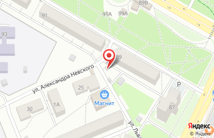 Бистро и служба доставки готовых блюд STR-пицца на улице Александра Невского на карте